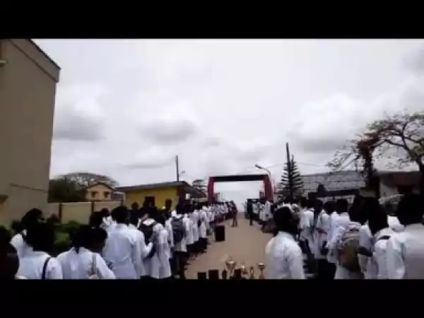 Video: The students of UNIBADAN sing the school Anthem as they leave ABH.